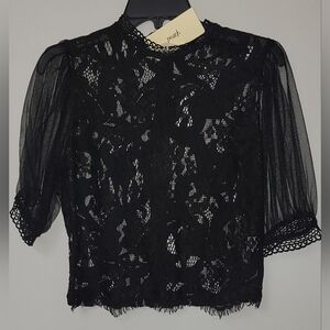 New Women's Peach Brand Lace Top